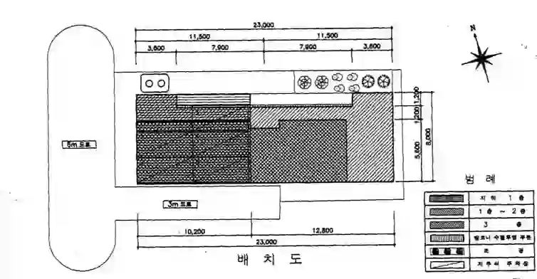 상아탑 빌라 배치도 이미지